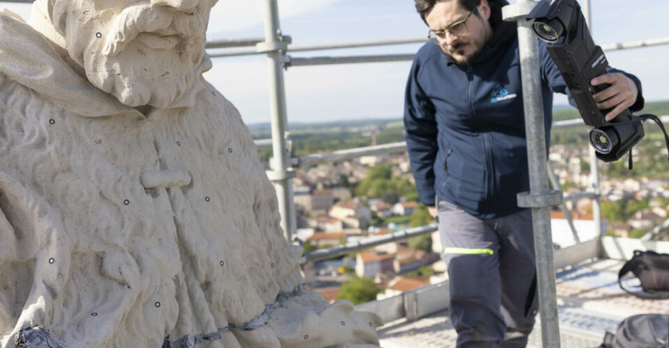 Numérisation 3D des statues de l’église Saint-Jacques de Lunéville