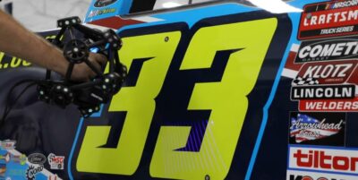 Optimisation des véhicules de course grâce au MetraSCAN 3D chez Reaume Brothers Racing