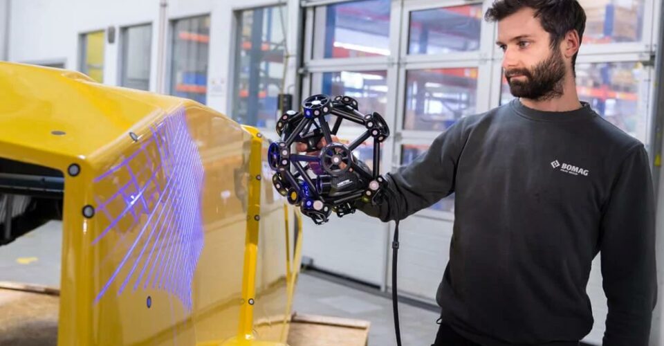 Mesure des pièces de grandes dimensions grâce aux scanners 3D Creaform