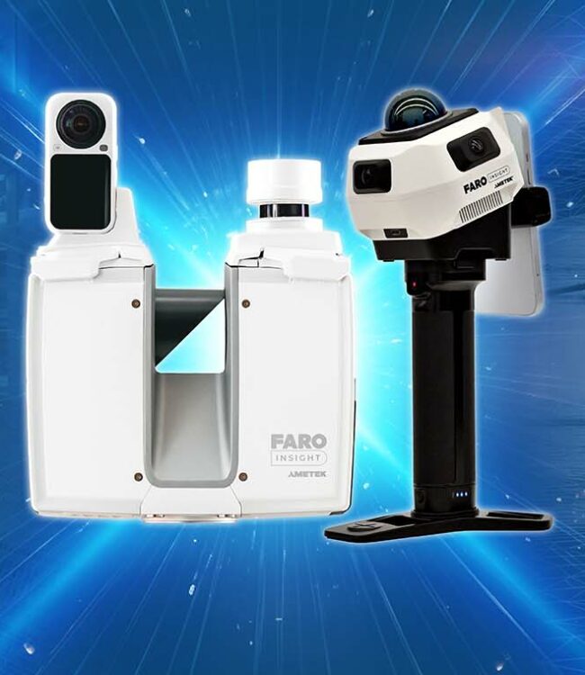 Gamme FARO INSIGHT avec le scanner laser Focus i.1 et le Rovi i.1