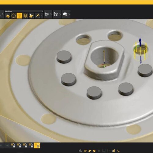 Extraction d’entités géométriques sur un scan 3D avec Peel CAD Pro