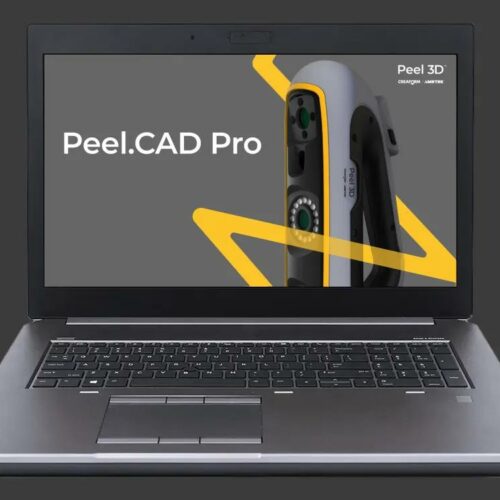 Logiciel de rétro-conception Peel CAD Pro sur ordinateur portable
